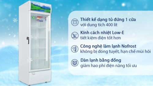 Tủ mát Sanaky 400 lít VH-4089K