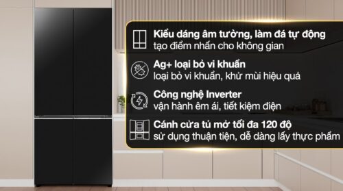 Tủ lạnh Panasonic Inverter 510 lít Multi Door NR-X561BK-VN