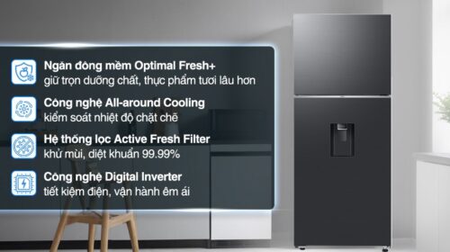 Tủ lạnh Samsung Inverter 382 lít RT38CG6584B1SV