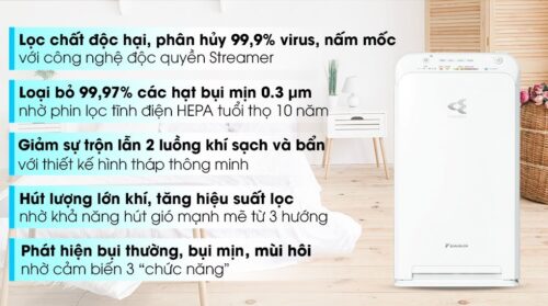 Máy lọc không khí Daikin MC40UVM6-7 23W