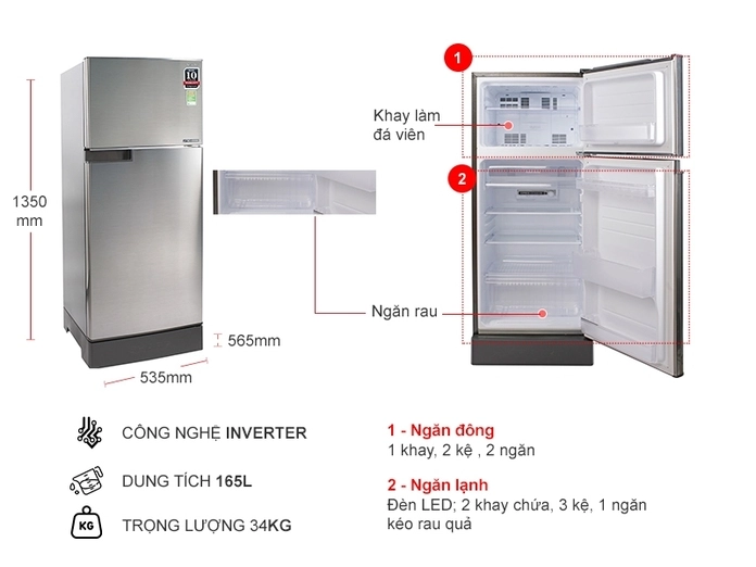 10035388-tu-lanh-sharp-inverter-180-lit-sj-x196e-s_1 10035388 tu lanh sharp inverter 180 lit sj x196e s 1