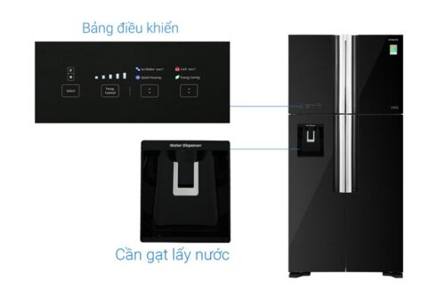 Tủ lạnh Hitachi Inverter 540 lít Multi Door R-FW690PGV7X GBK 13 13 2