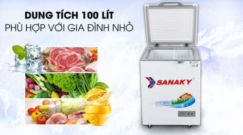 Tủ đông Sanaky 100 lít VH-1599HYK 1 2 10