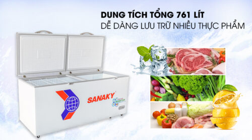 Tủ đông Sanaky Inverter 761 lít VH-8699HY3 1 2 23