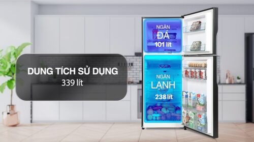 Tủ lạnh Hitachi Inverter 339 lít R-FVX450PGV9 GBK 2 2 61