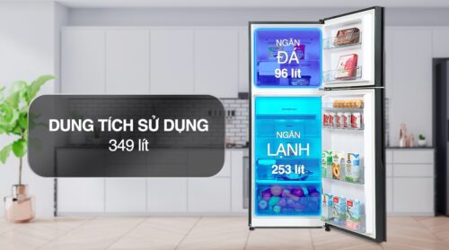 Tủ lạnh Hitachi Inverter 349 lít R-FVY480PGV0 GBK 2 2 63