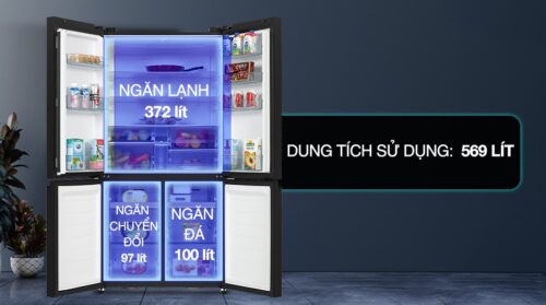 Tủ lạnh Hitachi Inverter 569 lít Multi Door R-WB640PGV1 GCK 2 2 65