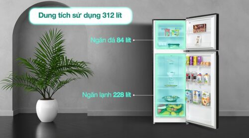 Tủ lạnh Toshiba Inverter 312 lít GR-RT416WE-PMV(58)-MM 1 2 90