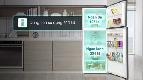 Tủ lạnh Toshiba Inverter 411 lít GR-RT559WE-PMV(58)-MM 1 2 92