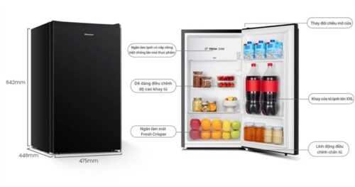 Tủ lạnh Hisense 94 lít HR09DB 4 4 50