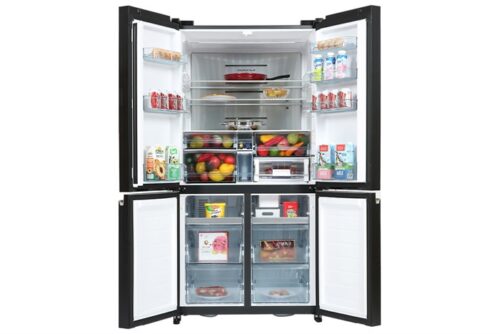 Tủ lạnh Hitachi Inverter 569 lít Multi Door R-WB640VGV0 GBK 3 4 54