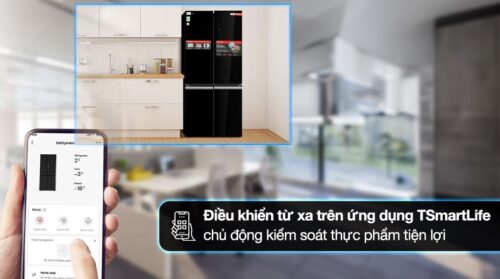 Tủ lạnh Toshiba Inverter 515 lít Multi Door GR-RF677WI-PGV(22)-XK 3 4 80