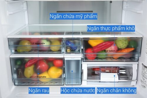 Tủ lạnh Hitachi Inverter 569 lít Multi Door R-WB640VGV0 GBK 5 6 38