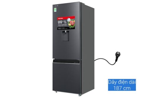 Tủ lạnh Toshiba Inverter 322 lít GR-RB405WE-PMV(06)-MG 6 7 56