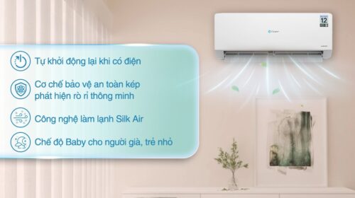 Máy lạnh Casper Inverter 1.5 HP QC-12IS36