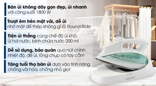 Bàn ủi hơi nước Panasonic NI-L700SSGRA 1 Ban ui hoi nuoc Panasonic NI L700SSGRA 02