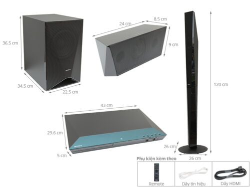 Dàn âm thanh Sony 5.1 BDV-E6100 BT, USB, HDM 3 Dàn âm thanh Sony 5.1 BDV-E6100 04