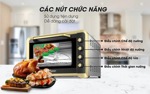 Lò nướng Sanaky VH-129N2D 04 Lò nướng Sanaky VH-129N2D 04