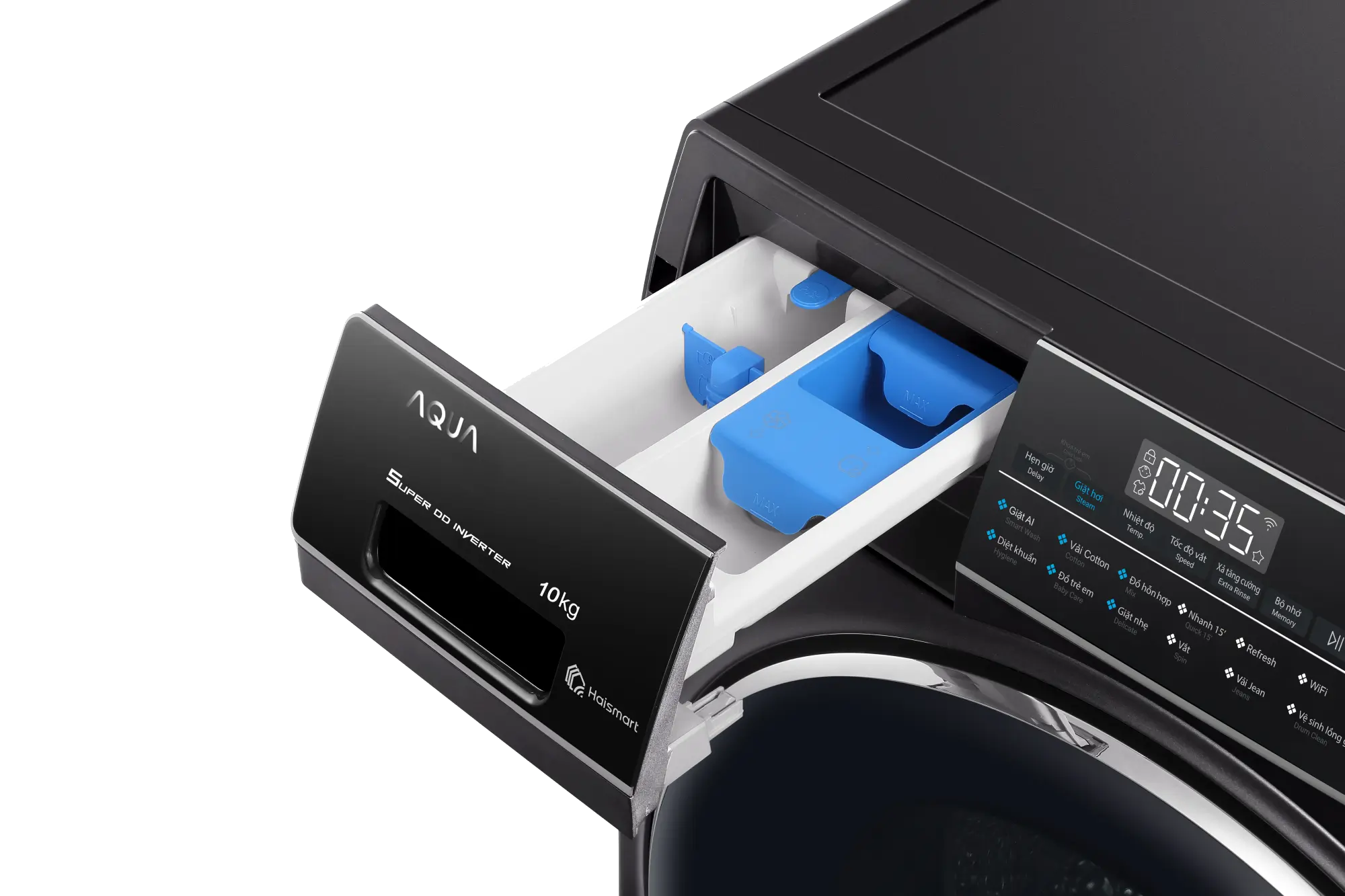 Máy giặt Aqua Inverter 10 kg AW10-B4959U1K(B)-5 May giat Aqua Inverter 10 kg AW10 B4959U1KB 5