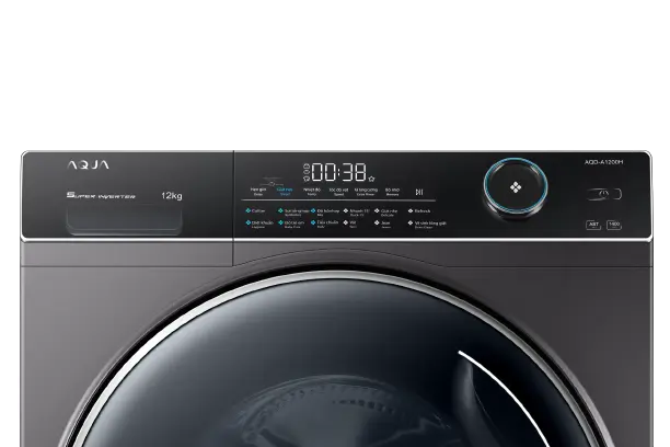 Máy giặt Aqua Inverter 12 kg AQD-A1200H.PS-6 May giat Aqua Inverter 12 kg AQD A1200H.PS 6