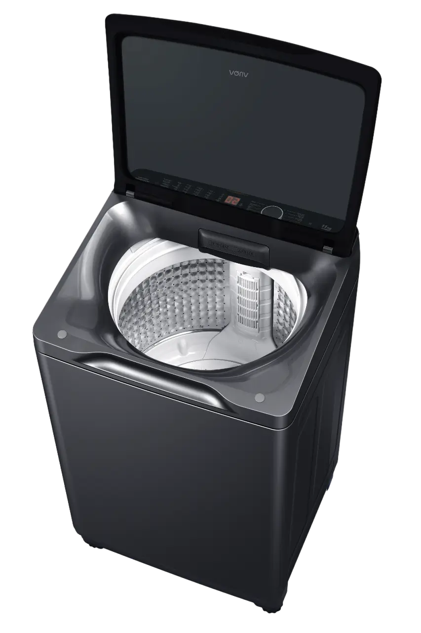 Máy giặt Aqua Inverter 12 kg AQD-FR120HT.BK-4 May giat Aqua Inverter 12 kg AQD FR120HT.BK 4