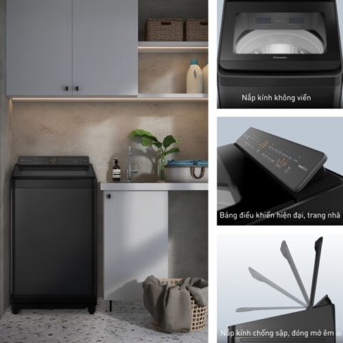 Máy giặt Panasonic Inverter 10.5 kg NA-FD105W3BV 2 May giat Panasonic Inverter 10.5 kg NA FD105W3BV 2