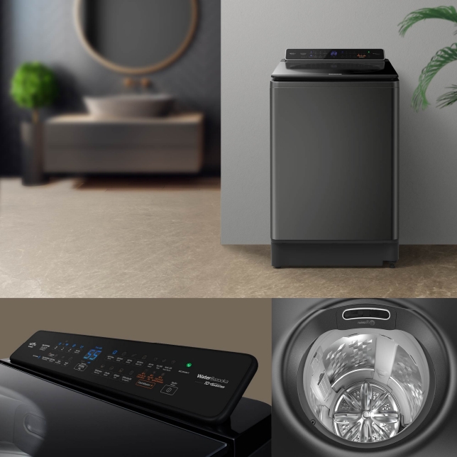 Máy giặt Panasonic Inverter 12.5 kg NA-FD125V1BV-1 May giat Panasonic Inverter 12.5 kg NA FD125V1BV 1