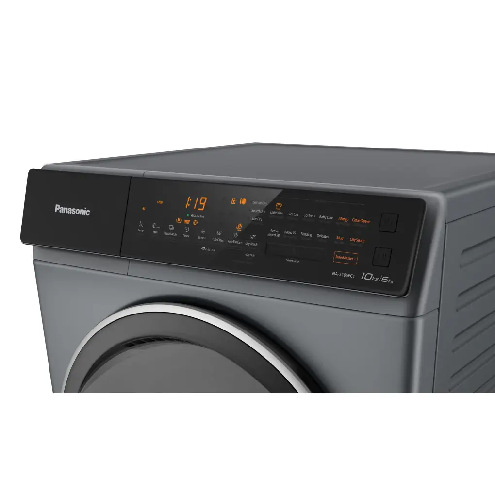 Máy giặt sấy Panasonic Inverter 10 kg NA-S106FC1LV-4 May giat say Panasonic Inverter 10 kg NA S106FC1LV 4