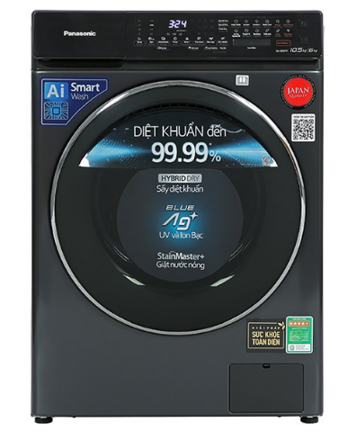 Máy giặt sấy Panasonic Inverter 10.5 kg NA-S056FR1BV-1 May giat say Panasonic Inverter 10.5 kg NA S056FR1BV 1