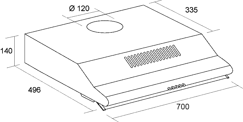 Máy hút khói Canzy CZ-70WY 04 Máy hút khói Canzy CZ-70WY 04
