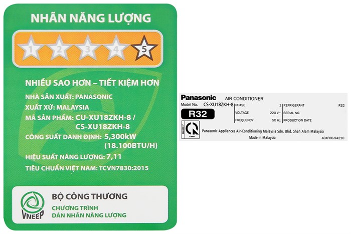 Máy lạnh Panasonic Inverter 2.0 HP CUCS-U18ZKH-8 03 Máy lạnh Panasonic Inverter 2.0 HP CUCS-U18ZKH-8 03
