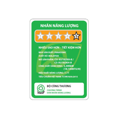 Máy lạnh Panasonic Inverter 2.0 HP CU/CS-XU18ZKH-8 4 Máy lạnh Panasonic Inverter 2.0 HP CUCS-XU18ZKH-8 03