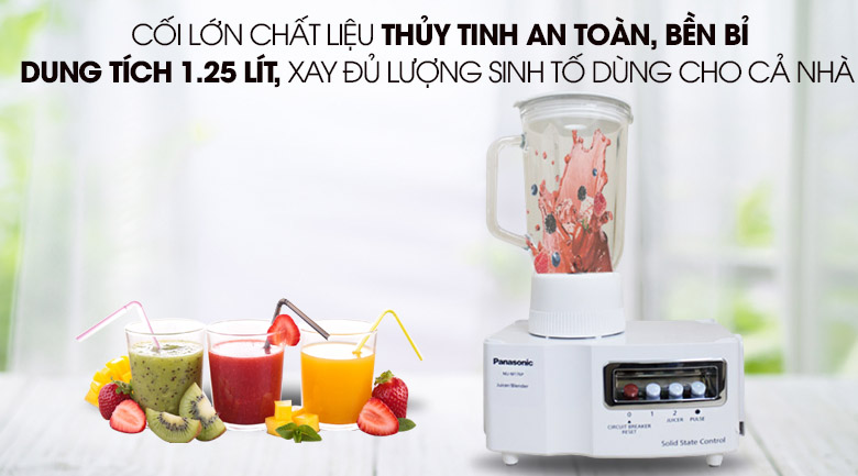 Máy xay ép đa năng Panasonic MJ-M176PWRA04 Máy xay ép đa năng Panasonic MJ-M176PWRA04