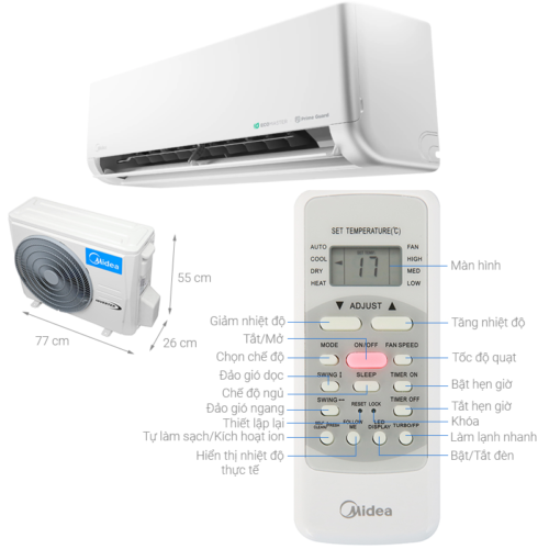 Midea MSCE 10CRFN8 inverter