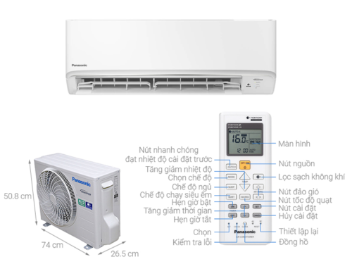 Máy lạnh Panasonic 1.5HP Inverter CU/CS-RU12CKH-8 2 Panasonic CU CS RU12CKH 8 inverter