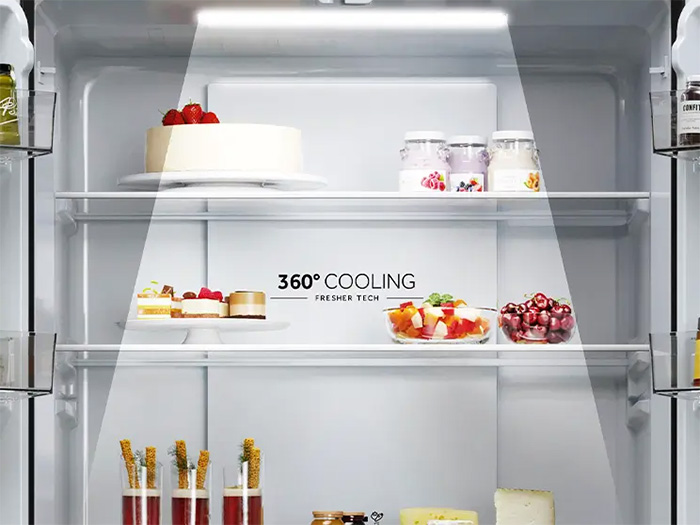 Tủ lạnh Aqua Inverter 4 cửa 469 lít AQR-M560XA(GL)-3 Tu lanh Aqua Inverter 4 cua 469 lit AQR M560XAGL 3