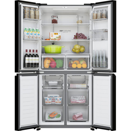 Tủ lạnh Aqua Inverter 4 cửa 469 lít Multi Door AQR-M536XA(WGB) 2 Tu lanh Aqua Inverter 4 cua 469 lit Multi Door AQR M536XAWGB 2