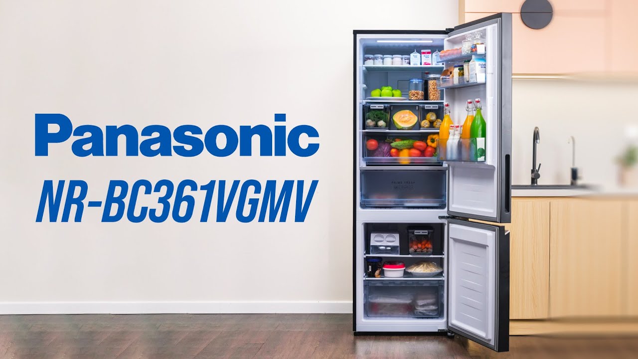 Tủ lạnh Panasonic Inverter 325 lít NR-BC361VGMV-4 Tu lanh Panasonic Inverter 325 lit NR BC361VGMV 4