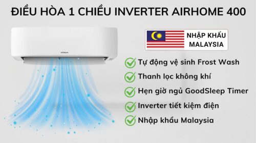 Máy lạnh Hitachi Inverter 1 HP RAC/RAK-DJ10PCASVX