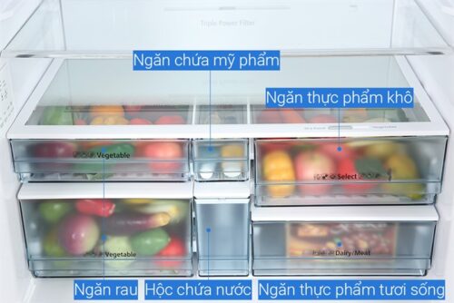 Tủ lạnh Hitachi Inverter 569 lít Multi Door R-WB640PGV1 GMG 7 hitachi inverter 569 lit r wb640pgv1 10 700x467 1
