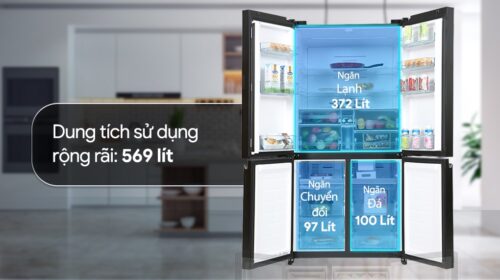 Tủ lạnh Hitachi Inverter 569 lít Multi Door R-WB640PGV1 GMG 3 hitachi inverter 569 lit r wb640pgv1637877988092855850