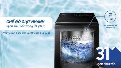 Máy giặt Samsung Inverter 14 kg WA14CG5745BVSV 2 may giat samsung 14kg wa14cg5745bvsv638258800880043169