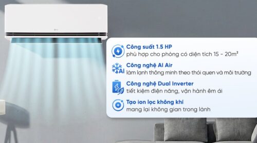 Máy lạnh LG Inverter 1.5 HP IDC12M1