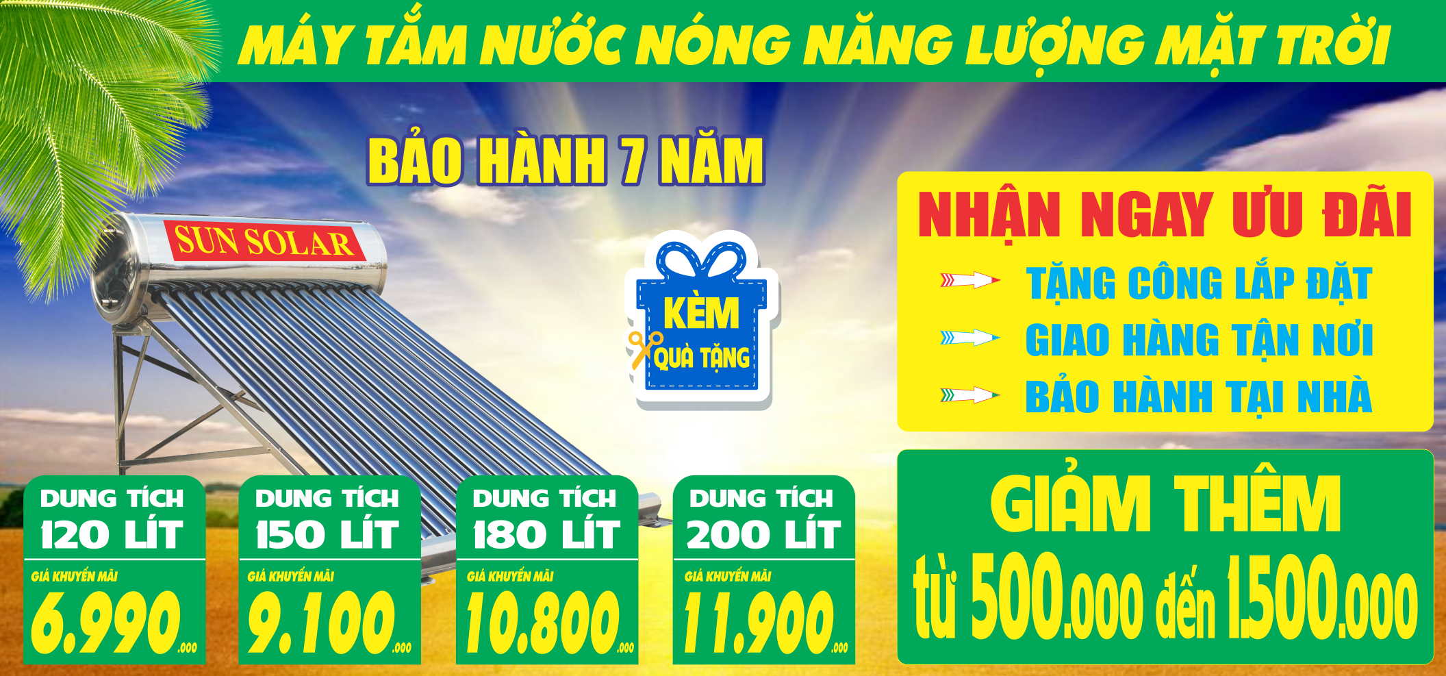MÁY TẮM NƯỚC NÓNG NĂNG LƯỢNG MẶT TRỜI – TIẾT KIỆM ĐIỆN, NƯỚC NÓNG QUANH NĂM 8 nangluong