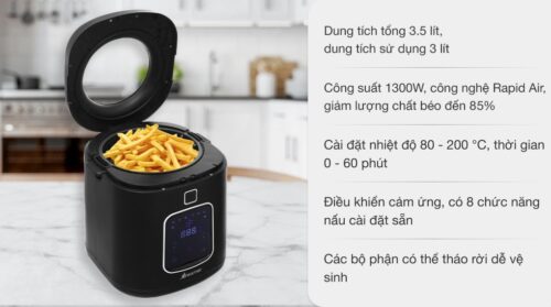 Nồi chiên không dầu Dreamer 3.5 lít DF-S40B