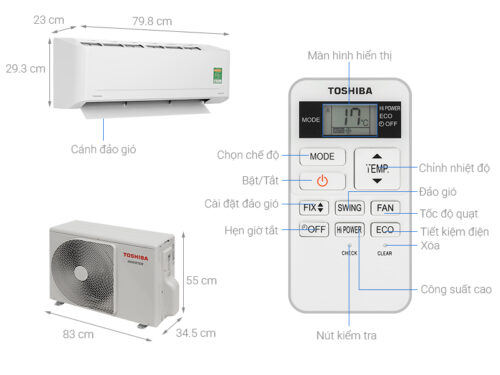 Máy lạnh Toshiba Inverter 2 HP RAS-H18S5KCV2G-V 5 note 638786817184118184