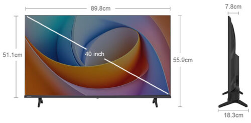 smart tivi qled hisense fhd 40 inch 40q5s