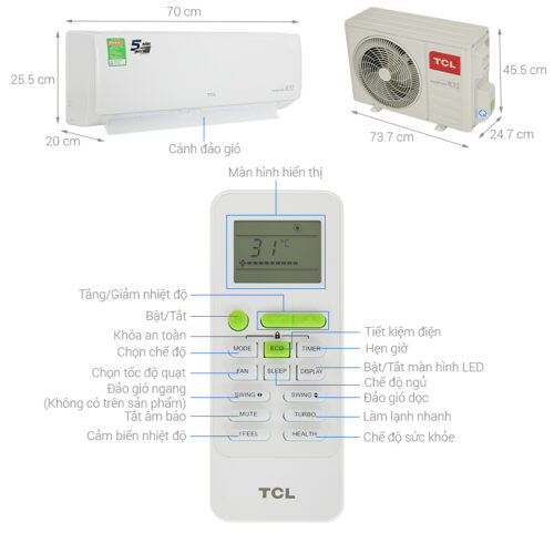 tcl inverter 1 hp tac 09csd xab1i note 1
