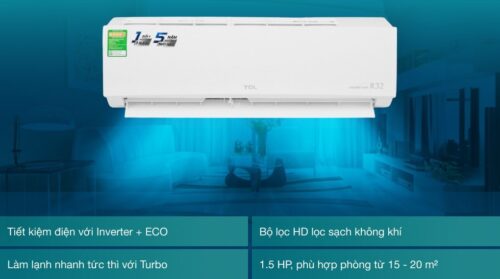 Máy lạnh TCL Inverter 1.5 HP TAC-13CSD/XA66