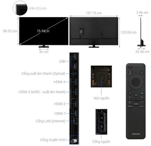 Smart Tivi QLED Samsung AI 4K 75 inch QA75Q70D 12 tivi qled samsung 4k 75 inch qa75q70d note 638780621529116601